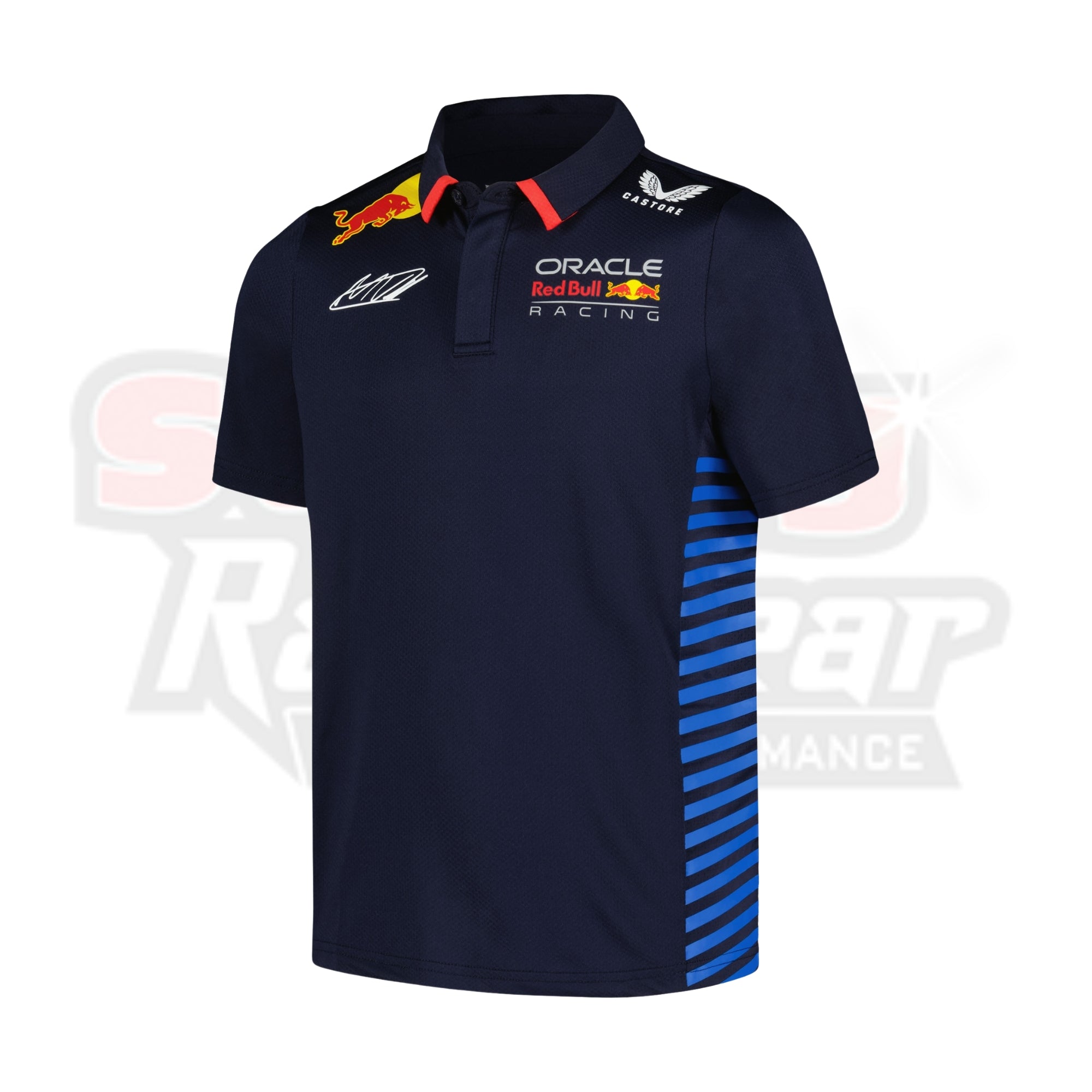 Men's Castore Max Verstappen Navy Red Bull Racing 2024 Team Polo