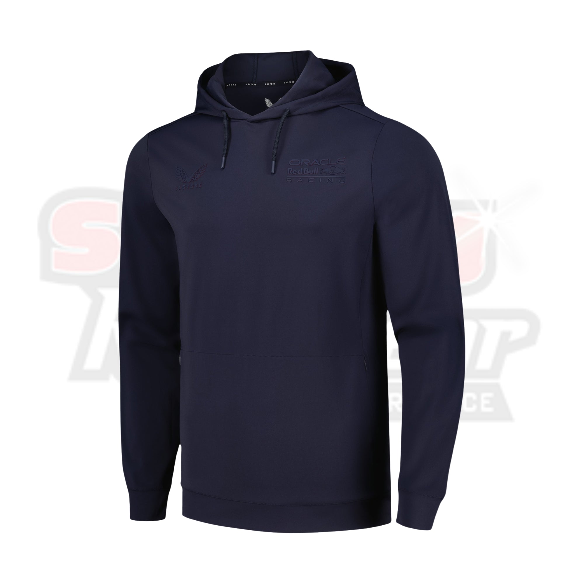 Men_s Castore Navy Red Bull Racing 2023 Overhead Pullover Hoodie