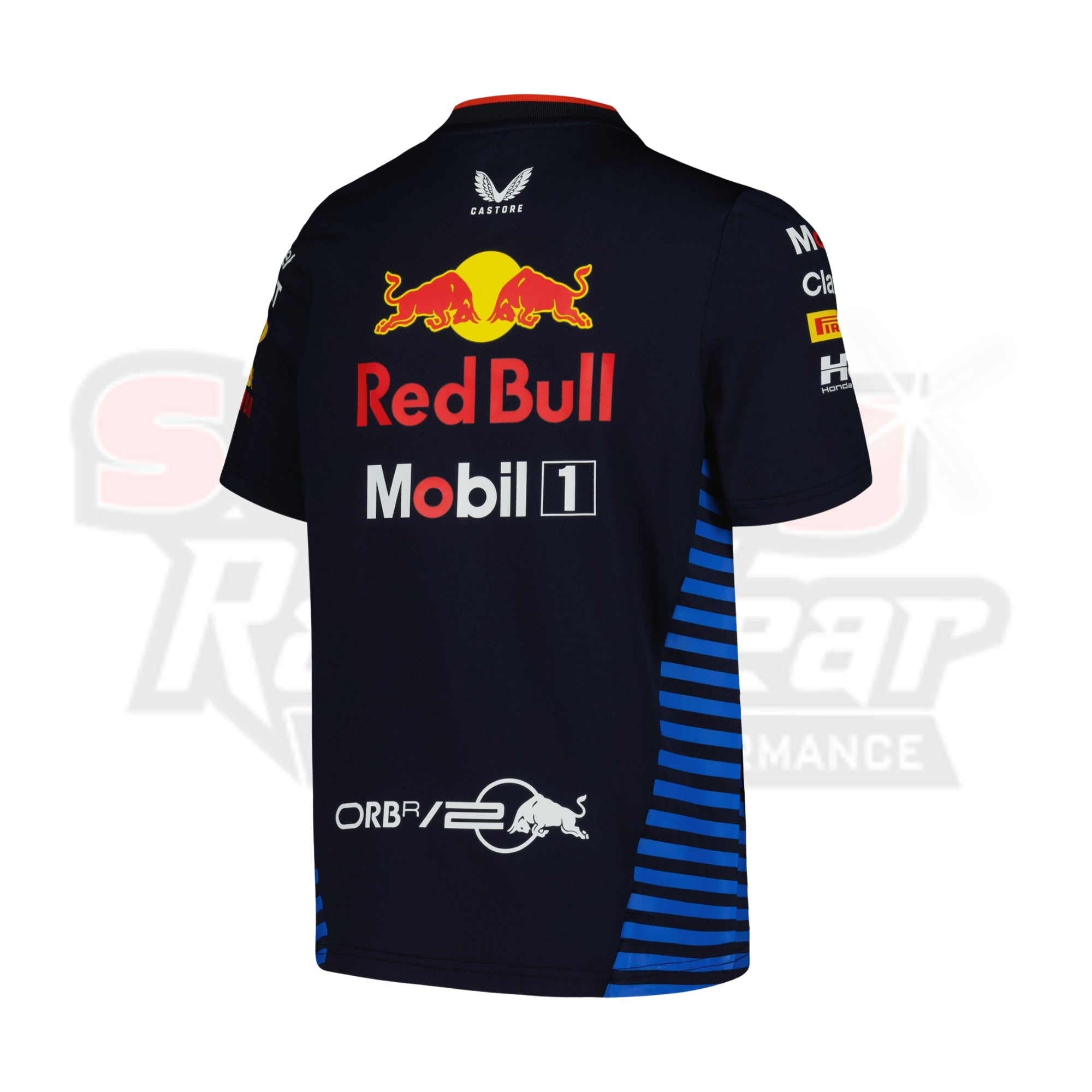 Mens Castore Navy Red Bull Racing 2024 Set Up T-Shirt