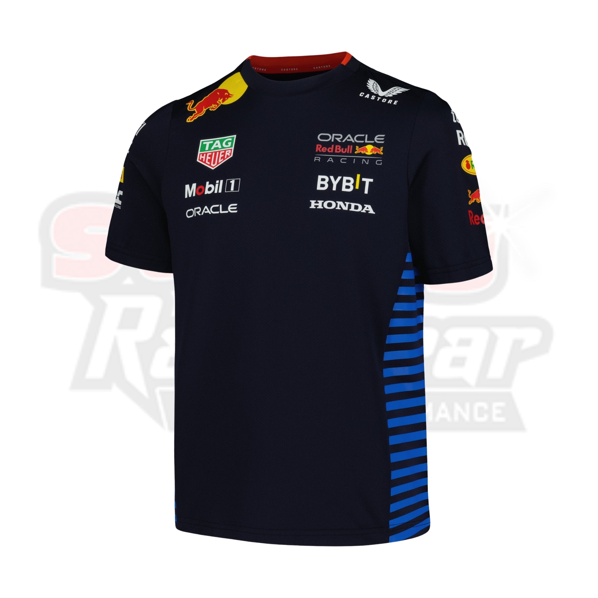 Mens Castore Navy Red Bull Racing 2024 Set Up T-Shirt