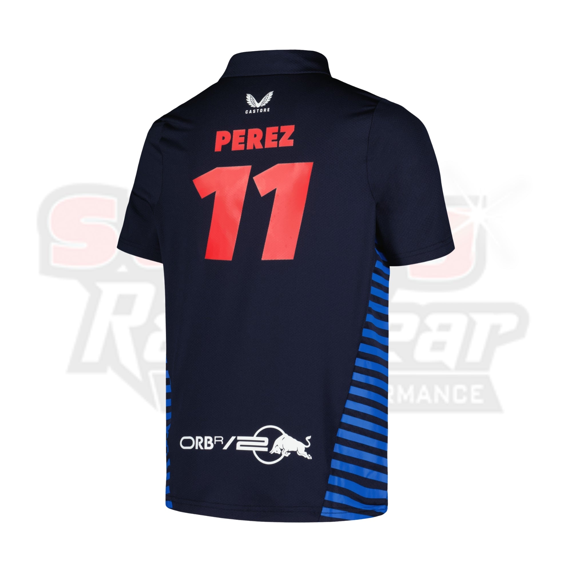 Men_s Castore Sergio Perez Navy Red Bull Racing 2024 Team Polo