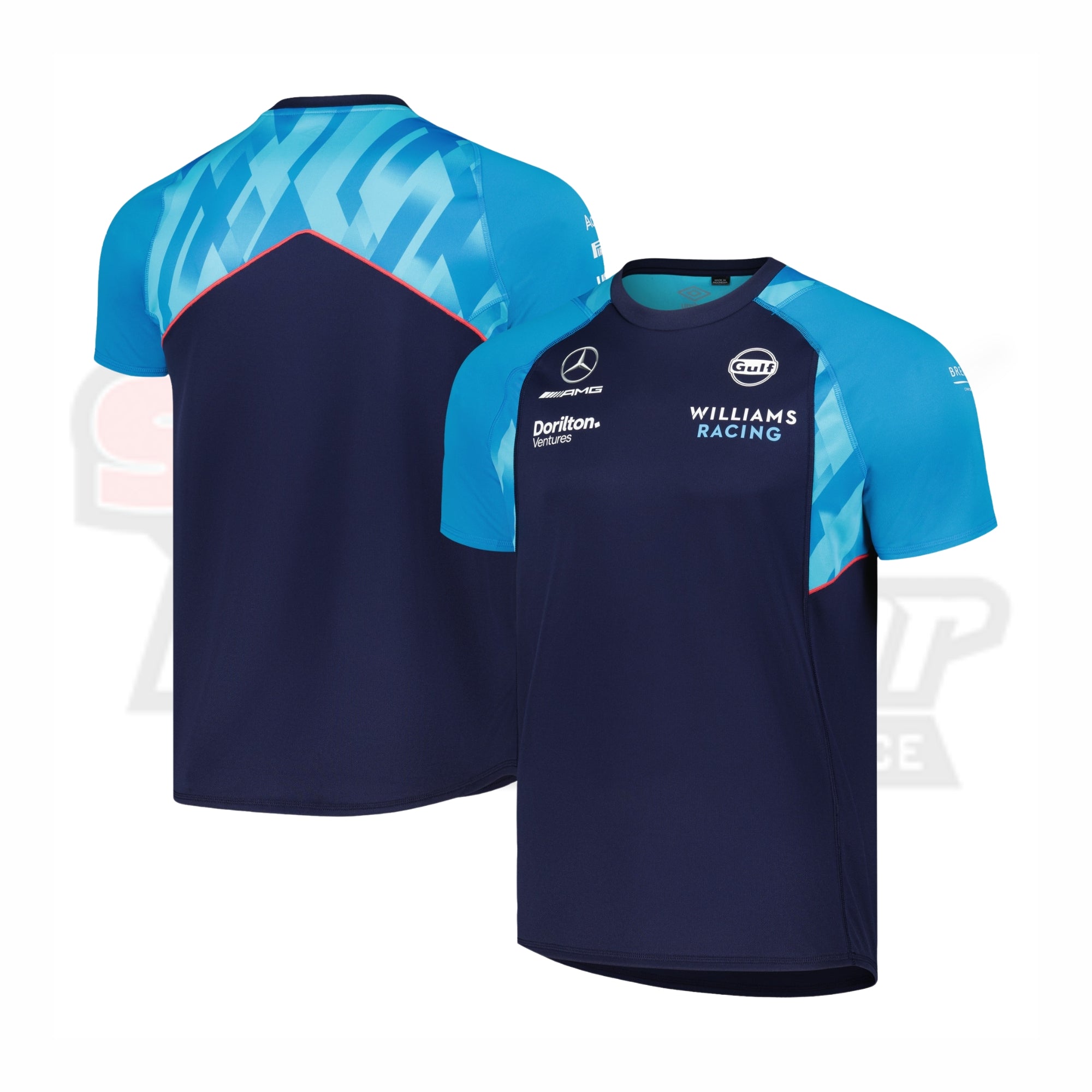 Men_s Umbro Navy_Light Blue Williams Racing 2023 Training Jersey