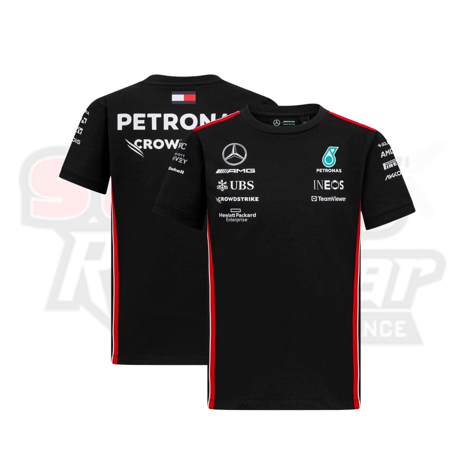 Mercedes AMG Petronas F1 2023 Team Driver T-Shirt - Black