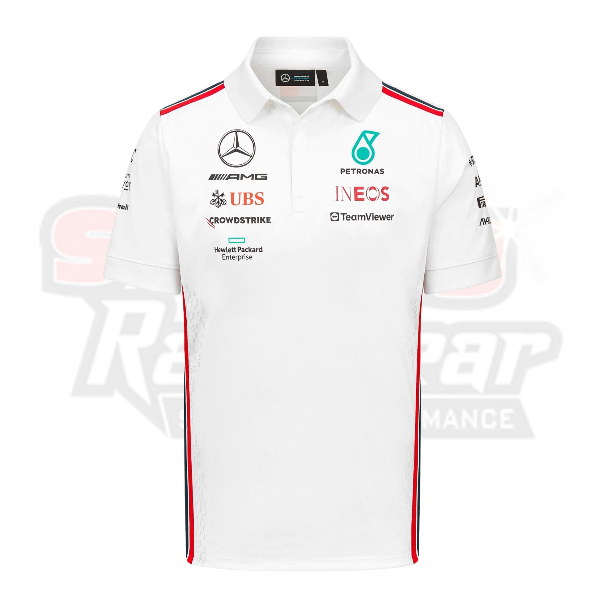 Mercedes AMG Petronas F1 2023 Team Polo - White