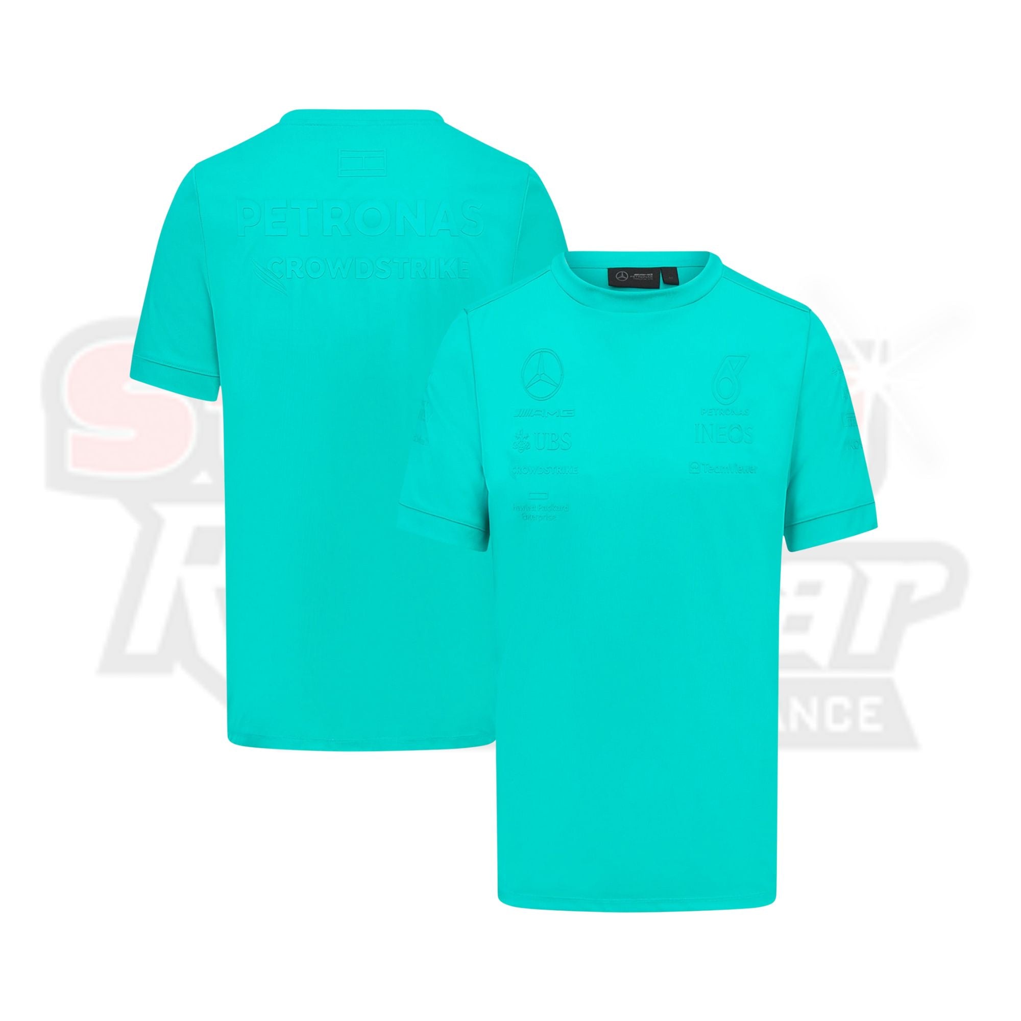 Mercedes AMG Petronas F1 2023 Team Stealth T-Shirt - Green