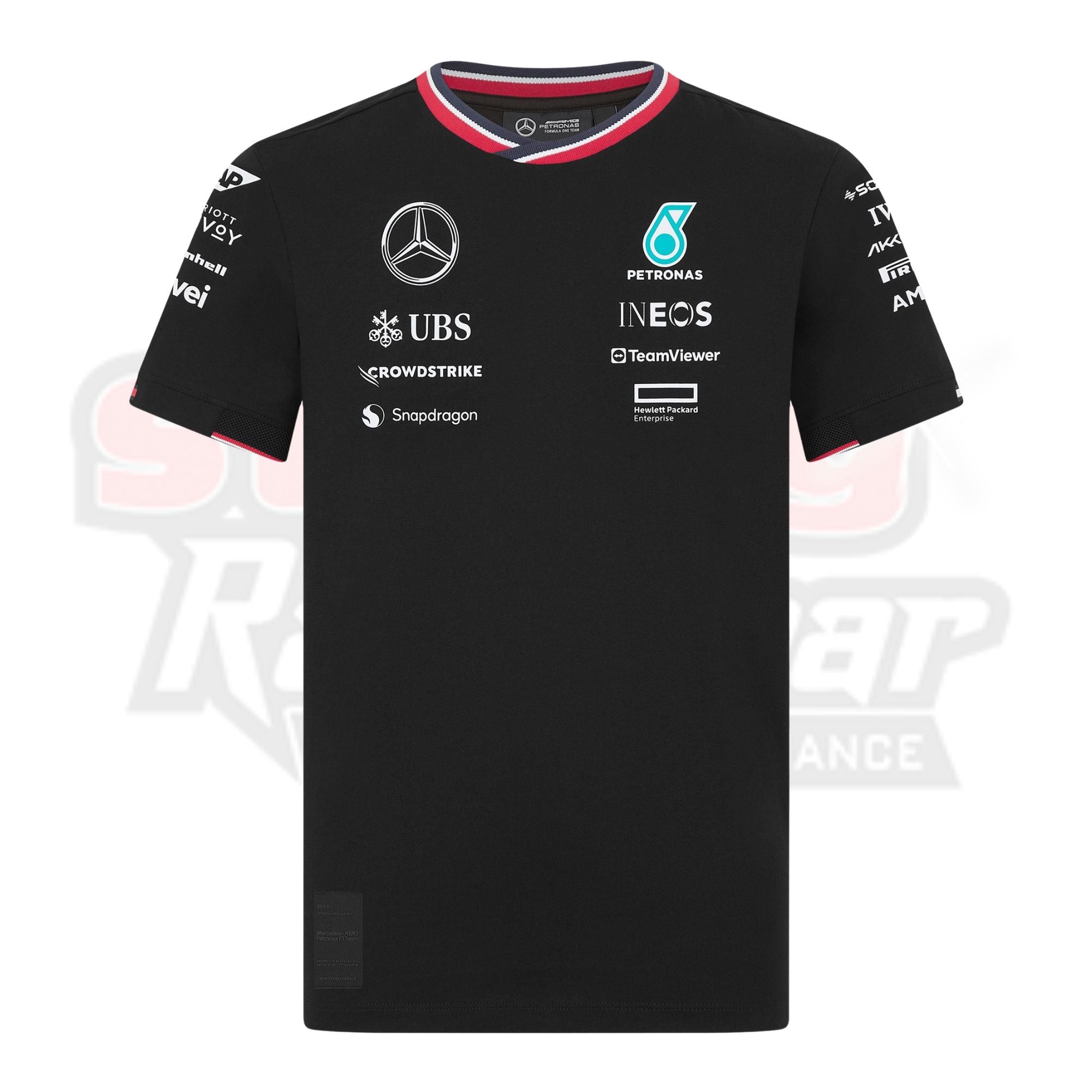 Mercedes AMG Petronas F1 2024 Team Driver T-Shirt - Black