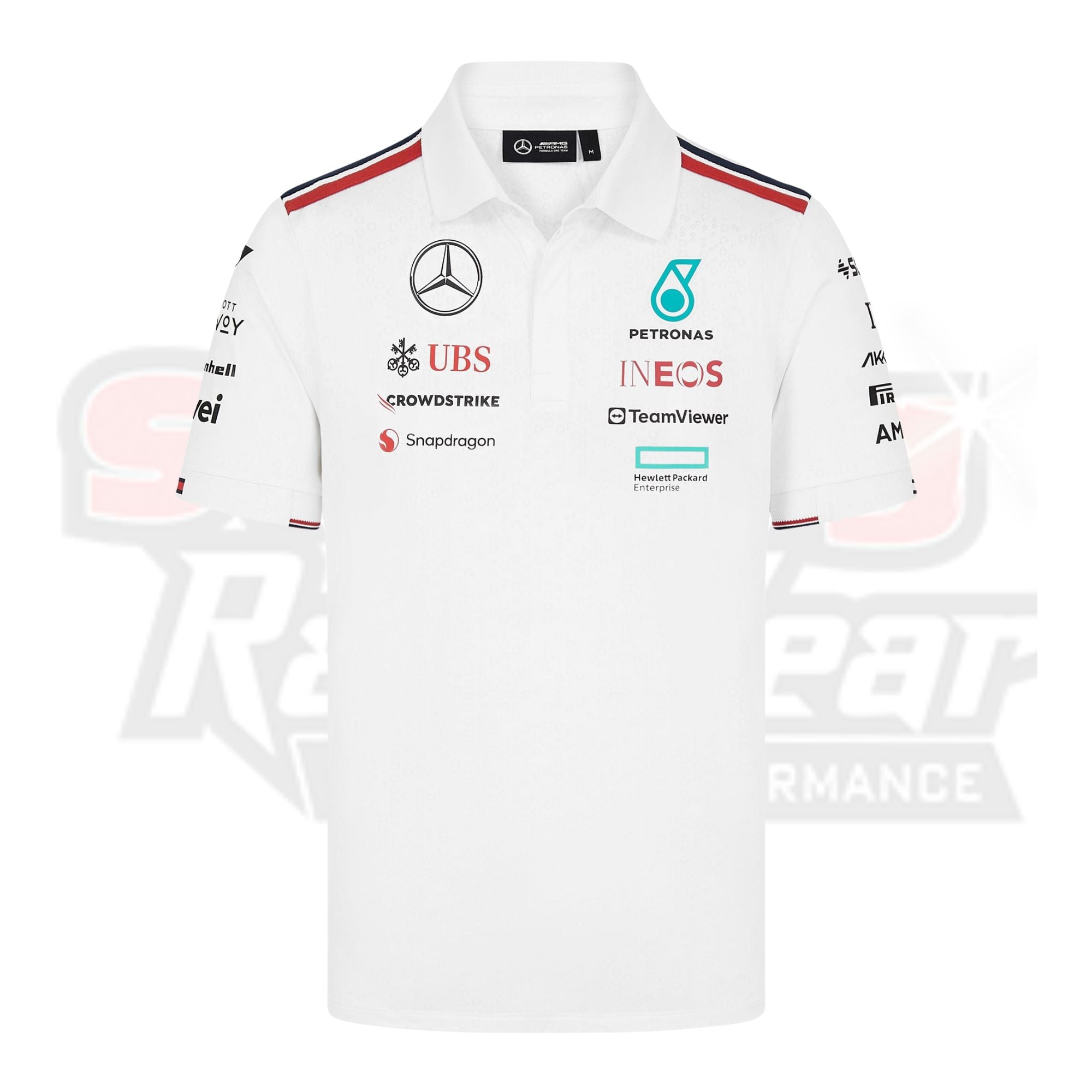 Mercedes AMG Petronas F1 2024 Team Polo - White