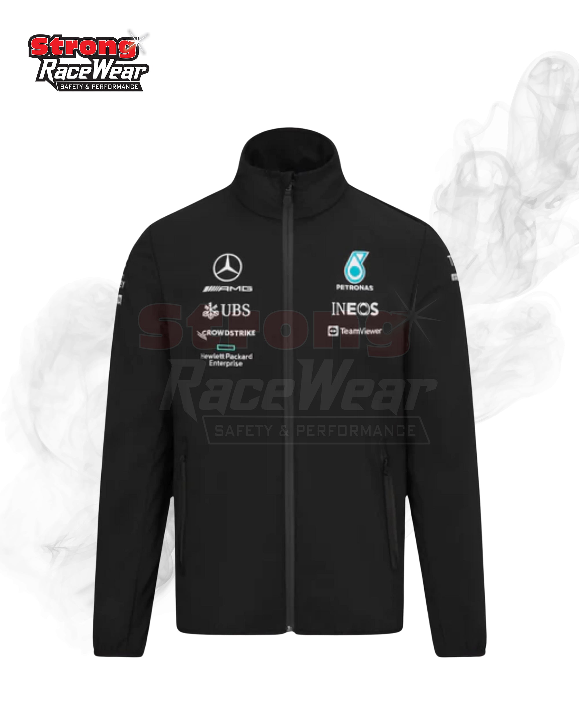 Mercedes AMG  Petronas F1 Team Softshell Jacket Black