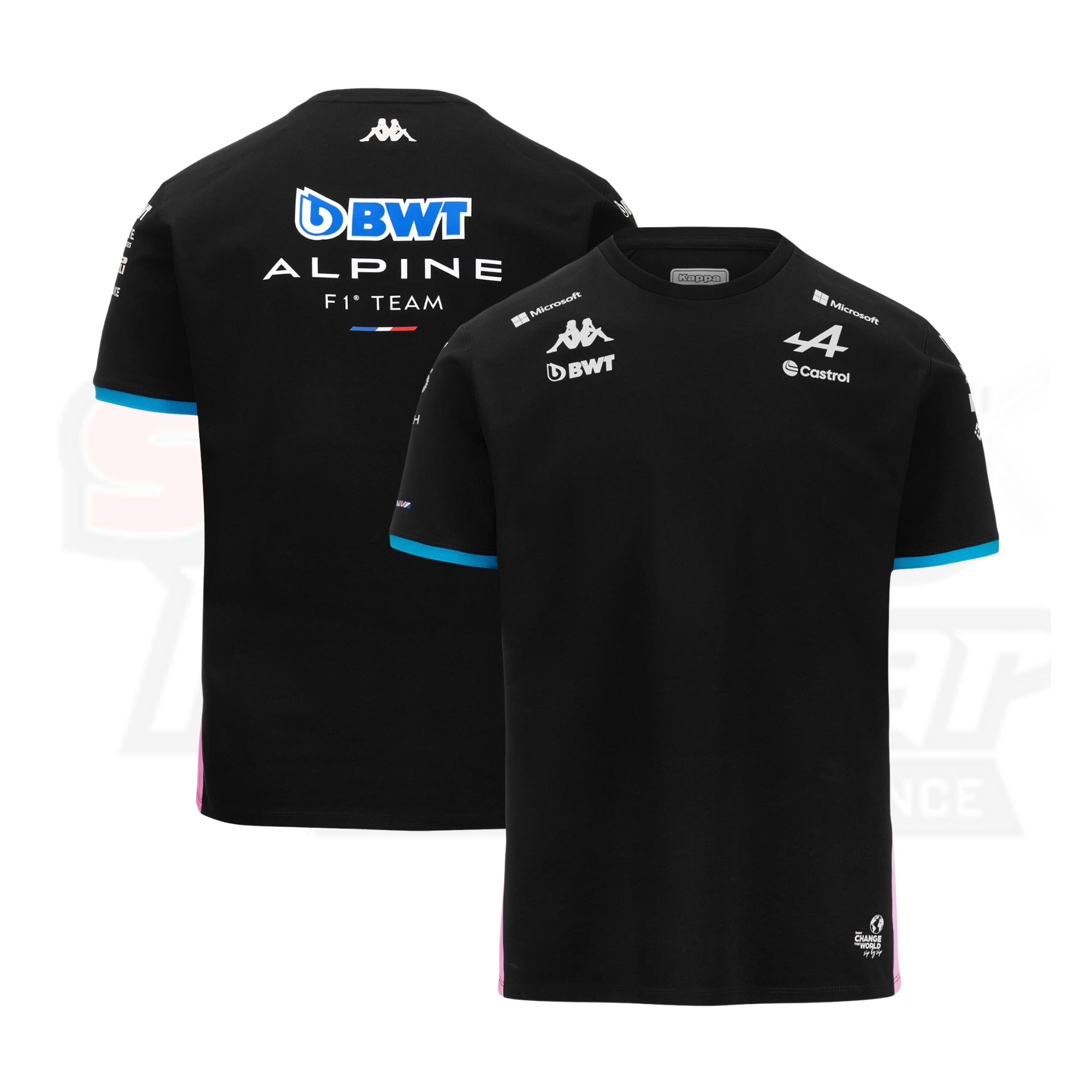 New 2024 F1 Team BWT Alpine Polo - Black