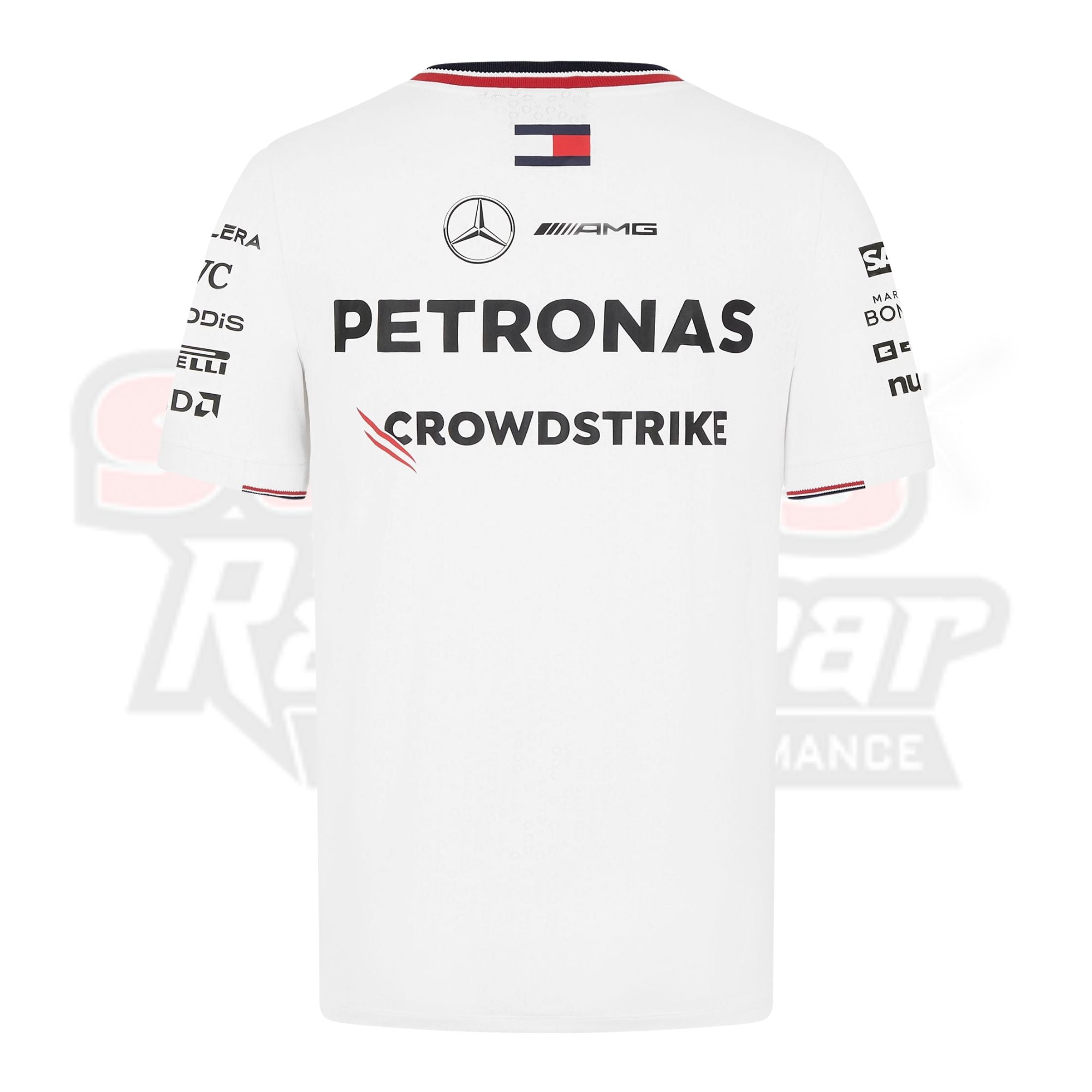 New 2024 Mercedes AMG Petronas F1 Team Driver T-Shirt - White