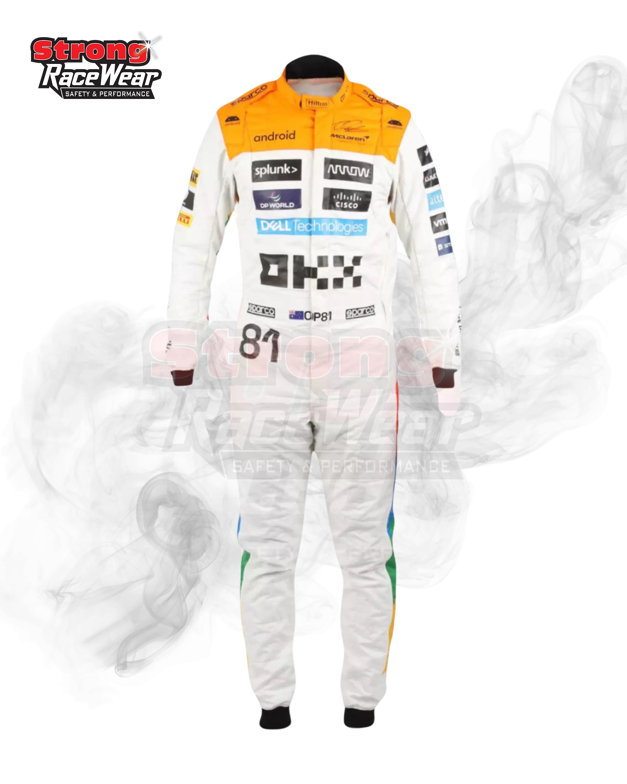 New McLaren Silverstone Oscar Piastri 2023 Race Suit F1 Team