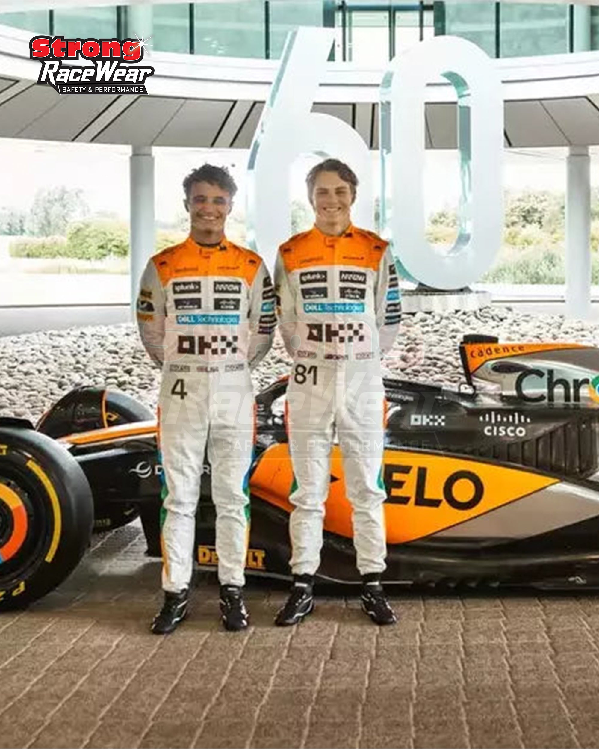 New McLaren Silverstone Oscar Piastri 2023 Race Suit F1 Team