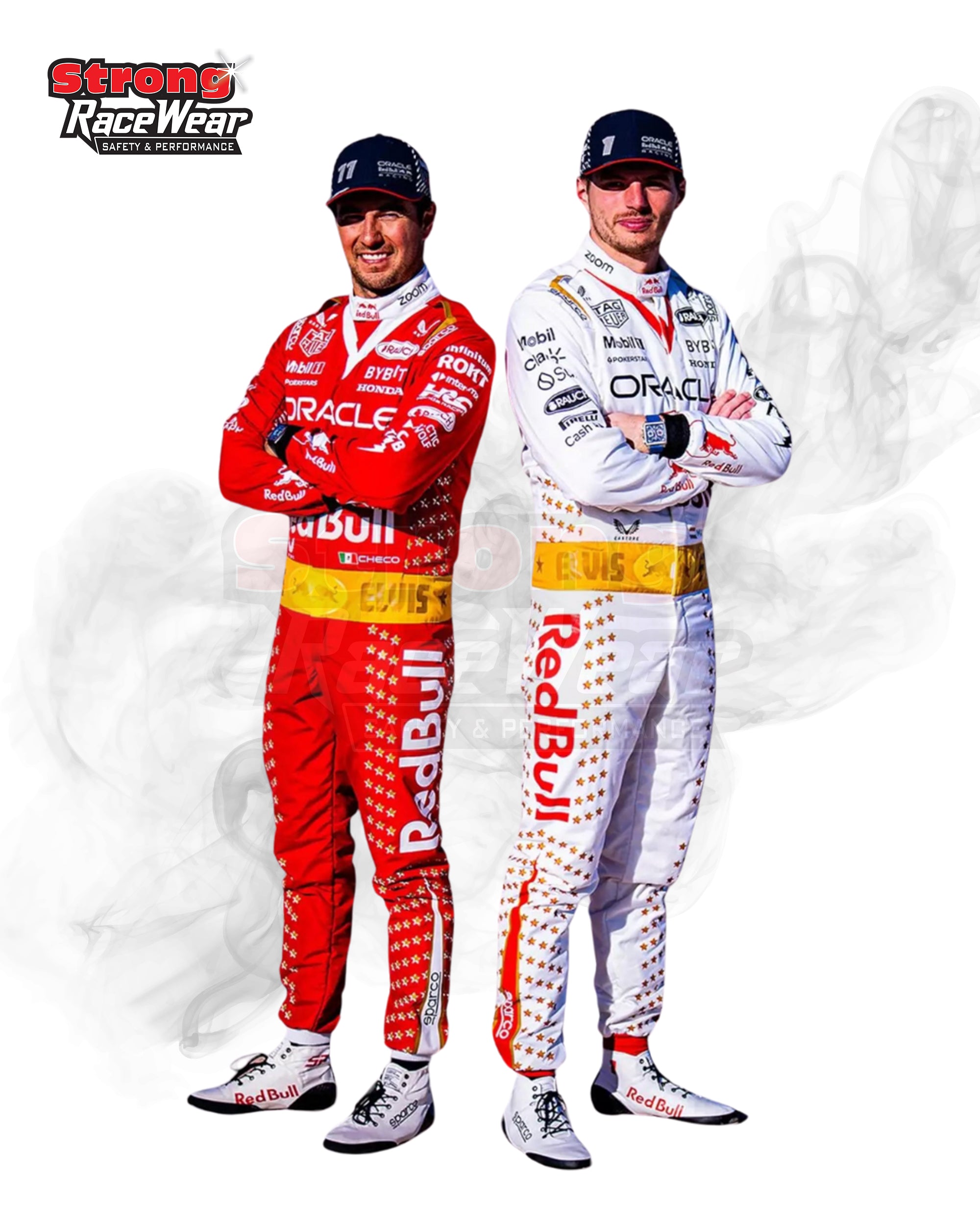 Red Bull Las Vagas Grand Prix Race Suite Max Verstappen & Sergio Perez 2023