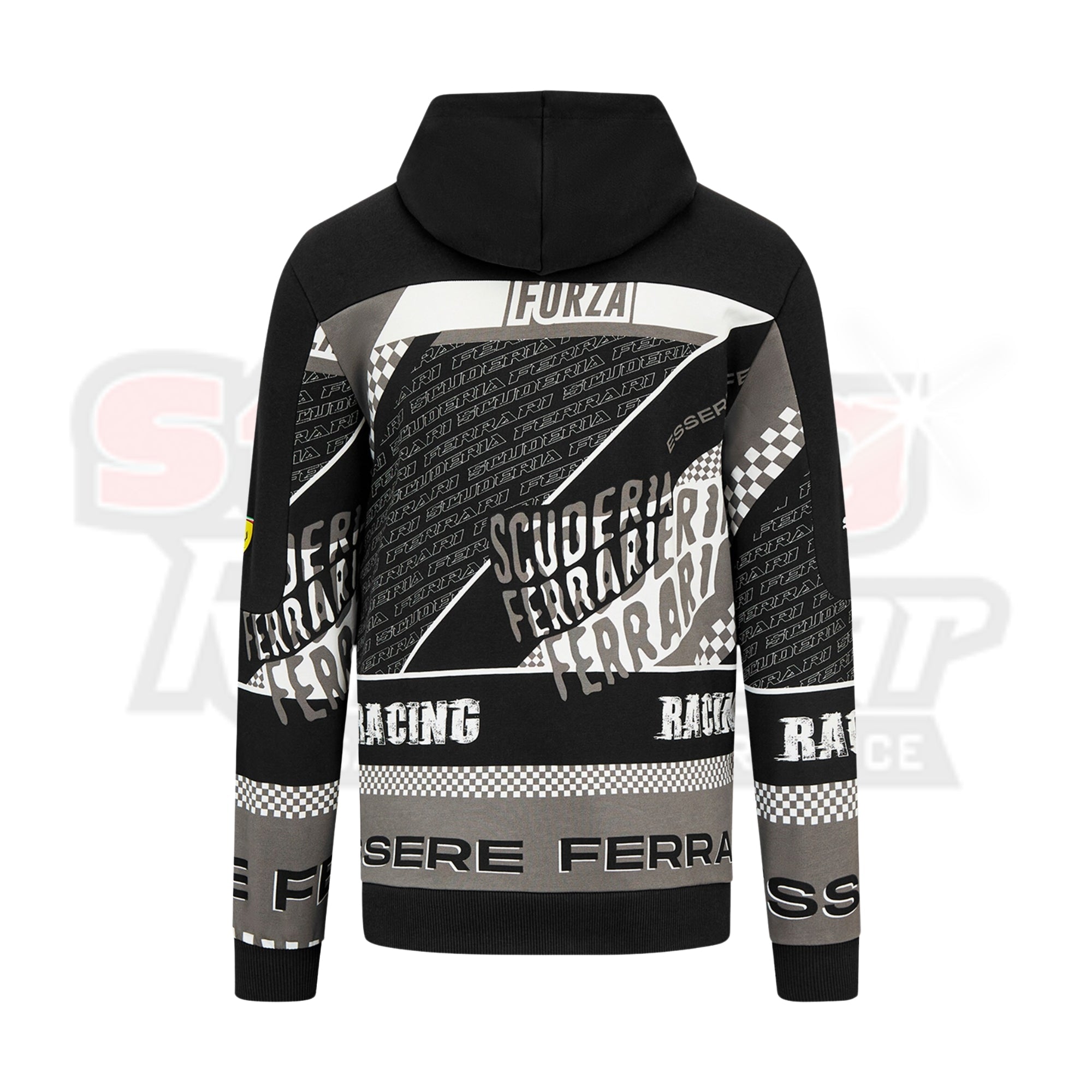 Scuderia Ferrari Puma Graphic Hoodie - Black