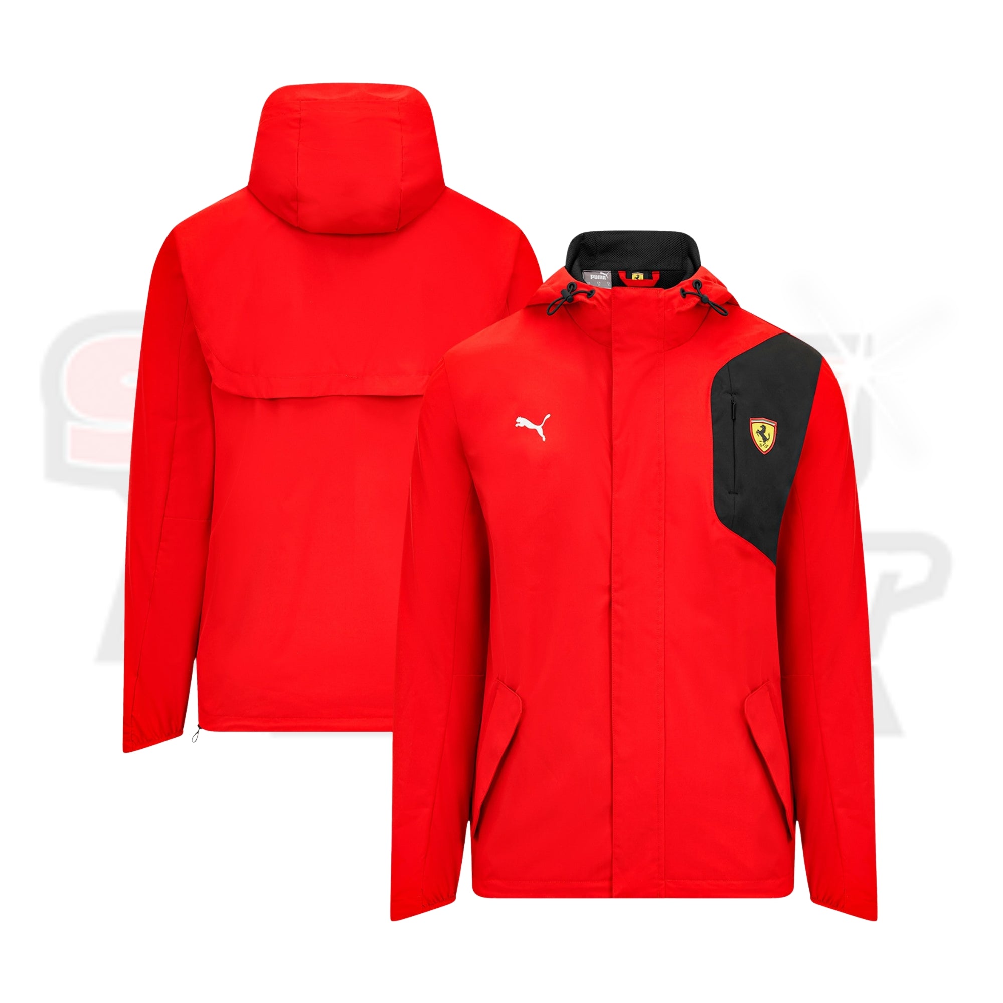 Scuderia Ferrari Puma Rain Jacket - Red