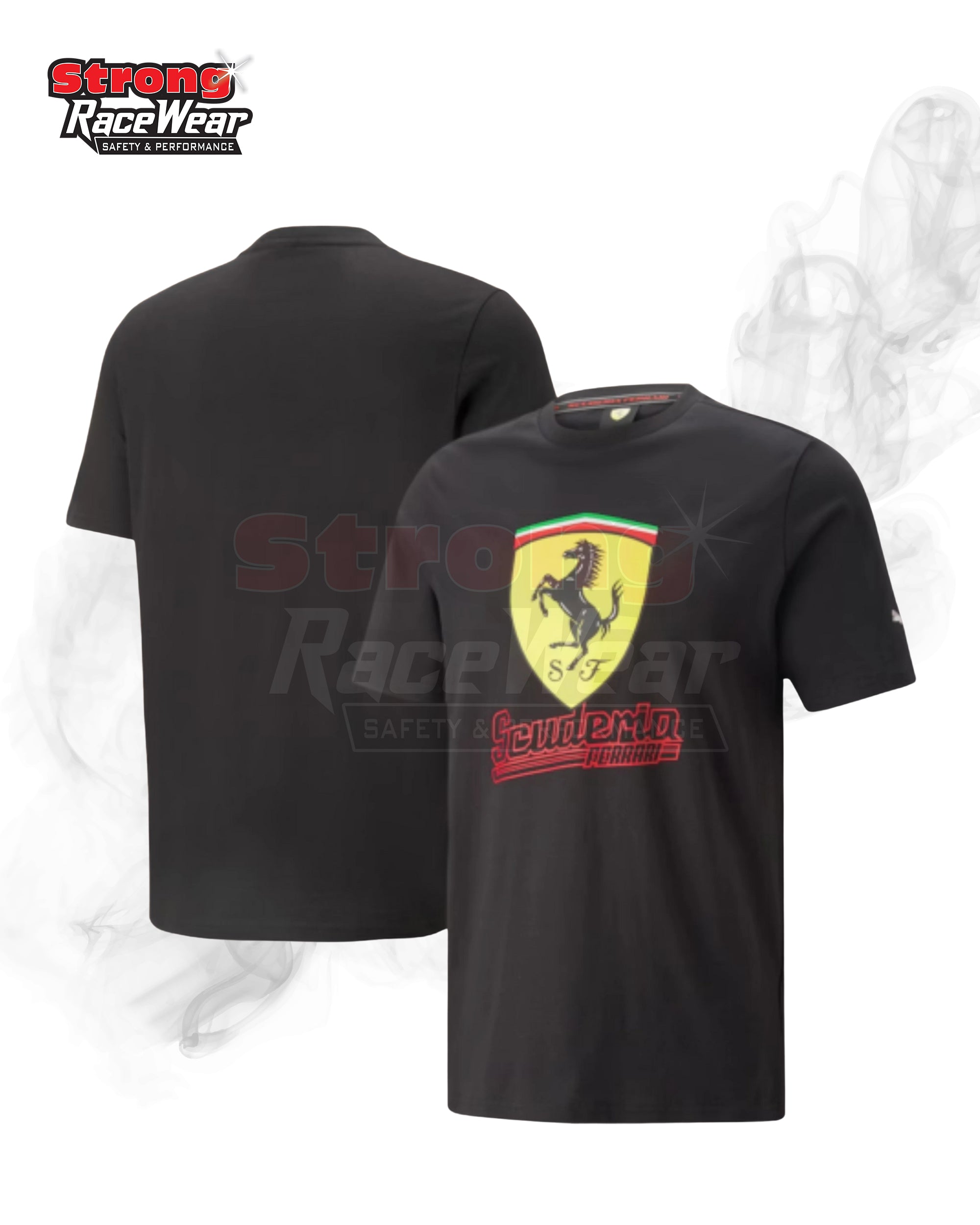 Scuderia Ferrari Race Big Shield T-Shirt Heritage By Puma