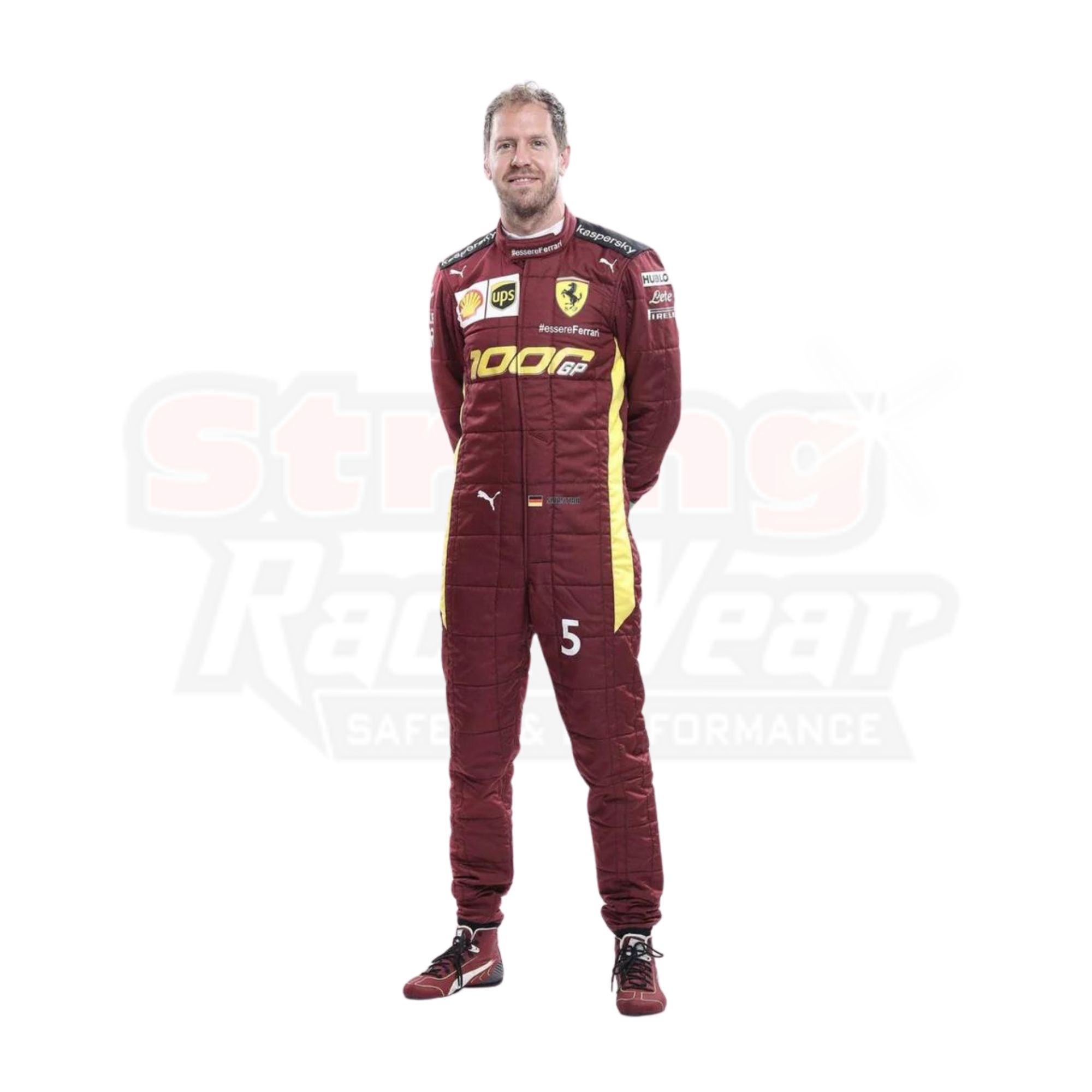 Sebastian Vettel 2020 F1 Replica Race Suit - Scuderia Ferrari 1000s