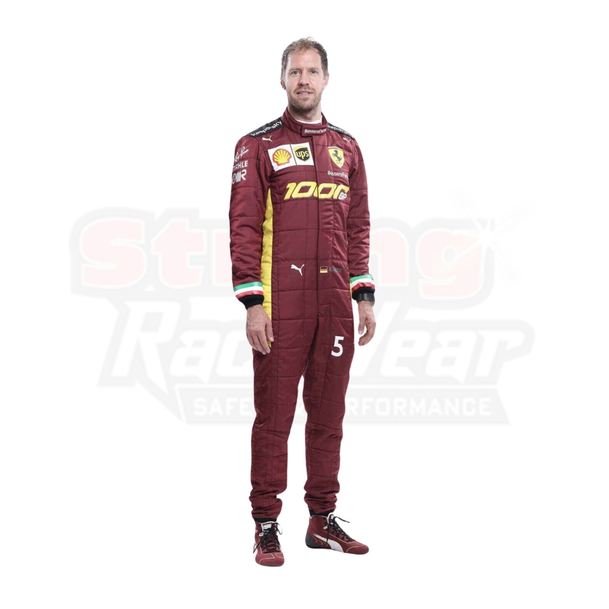Sebastian Vettel 2020 F1 Replica Race Suit - Scuderia Ferrari 1000s