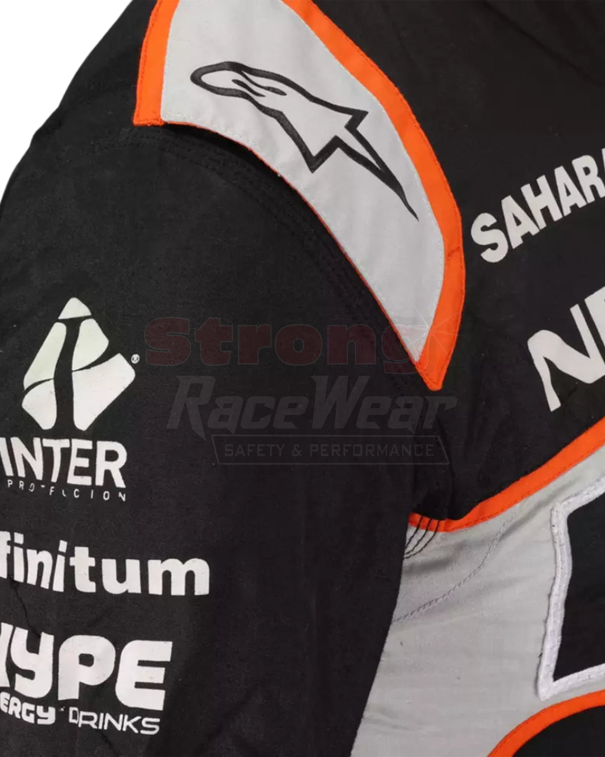 Sergio Perez 2016 Race Worn Race Suit Sahara Force India F1 Team