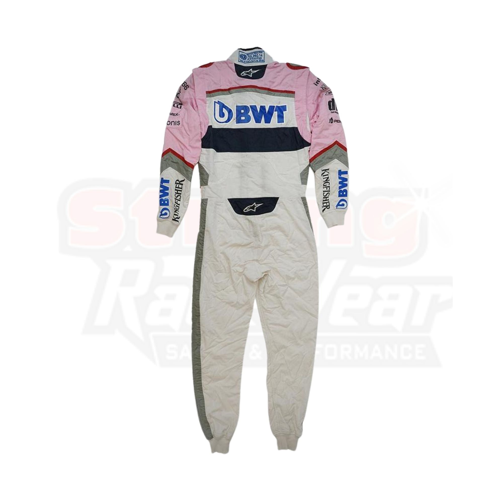 Sergio Perez 2018 Race Suit BWT F1 TeamSergio Perez 2018 Racing Point Force India F1 Team Race Suit