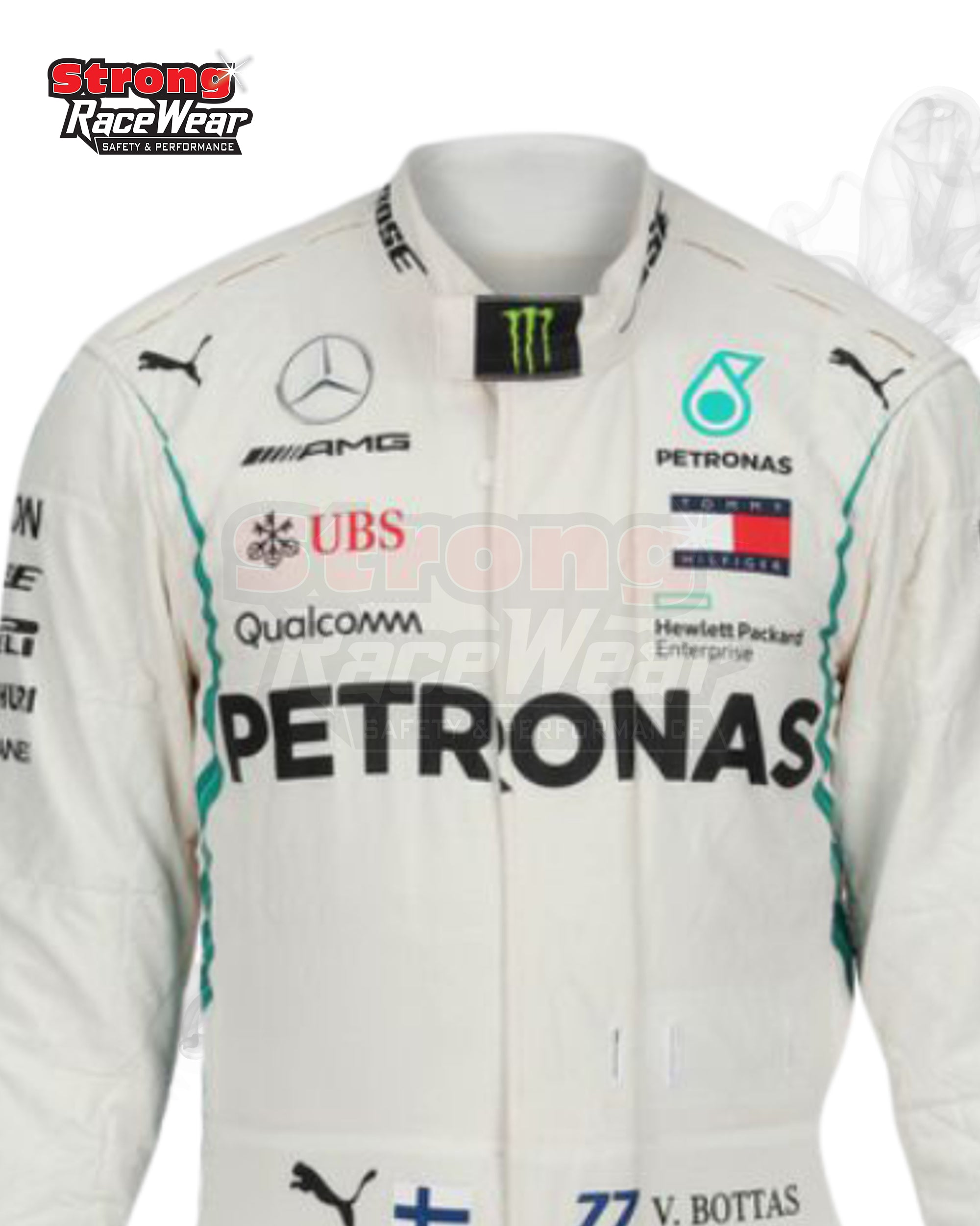 Vallteri Bottas 2018 Race AMG Petronas F1 Race Suit