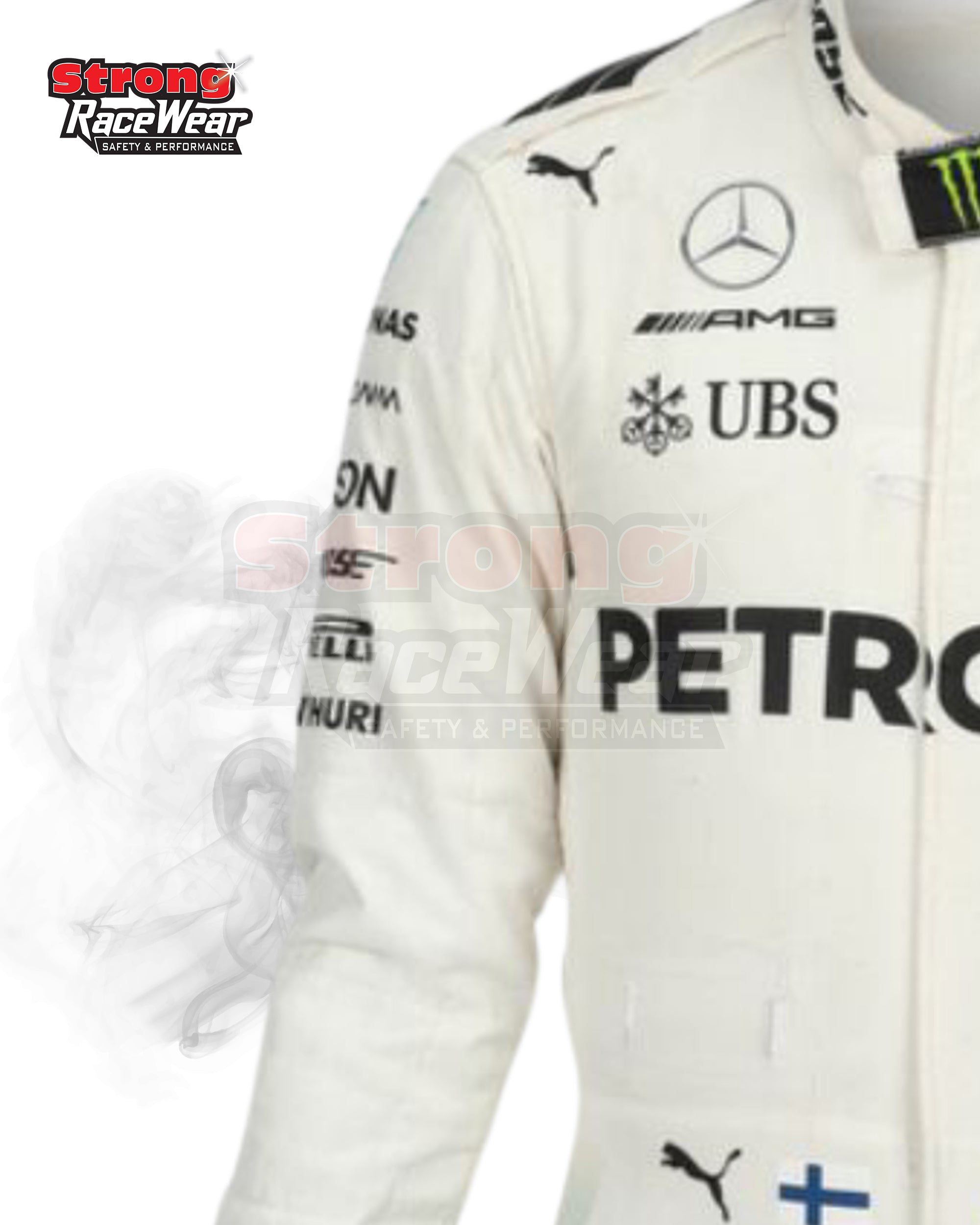 Vallteri Bottas Un-signed 2017 Mercedes-AMG Petronas Race Suit