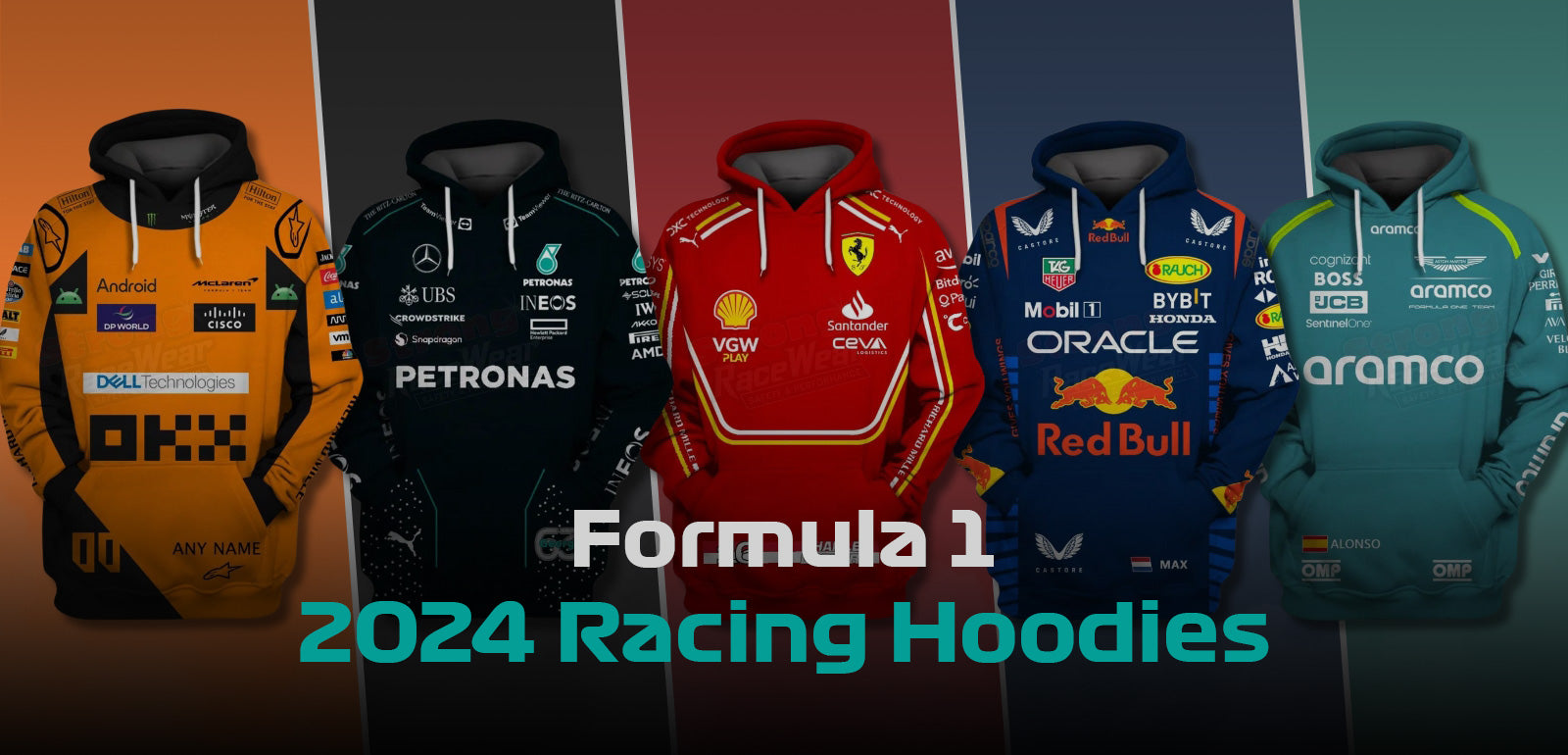 Formula 1 Racing Hoodies 2024