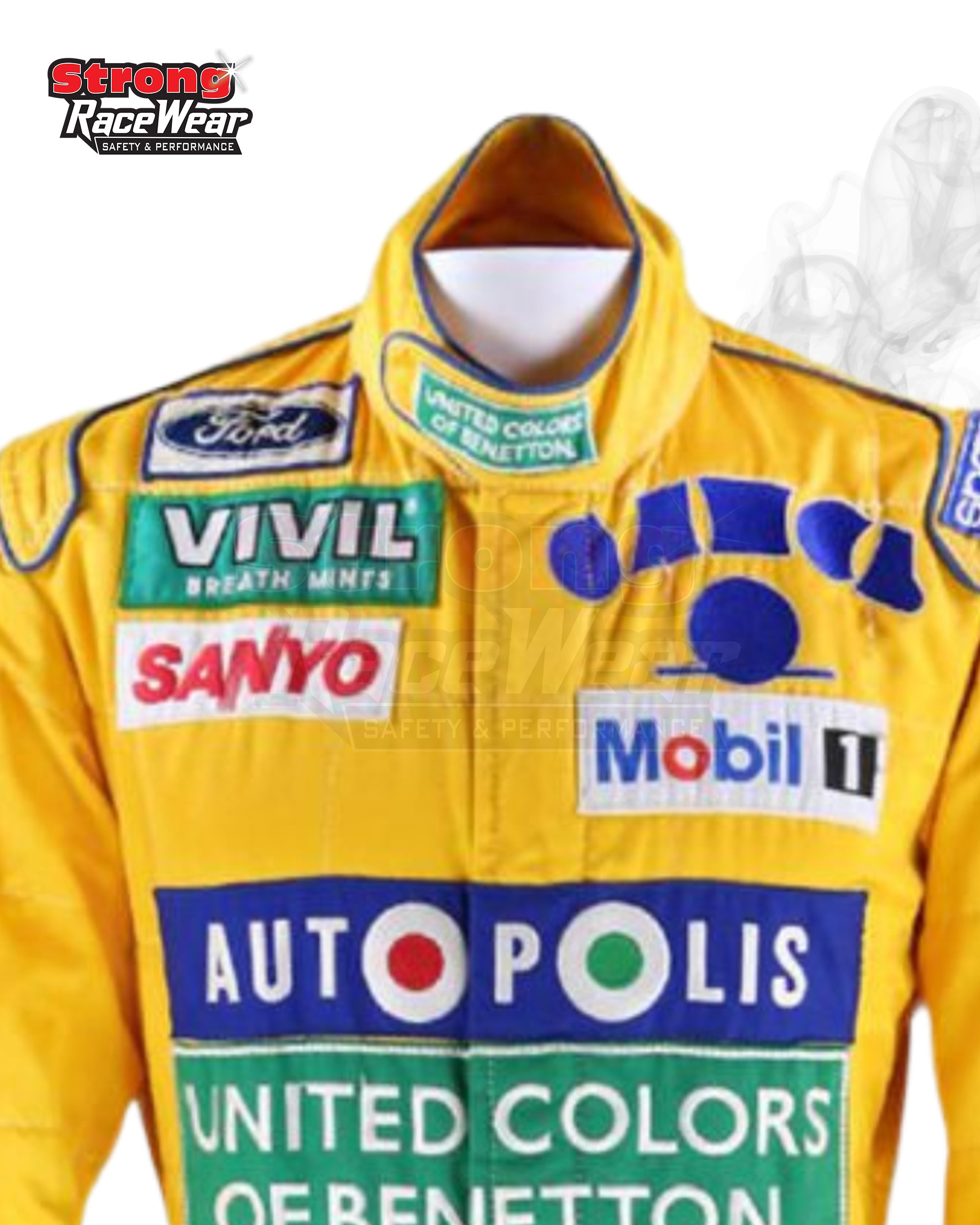 1992 Michael Schumacher German GP Benetton F1 Suit Replica 